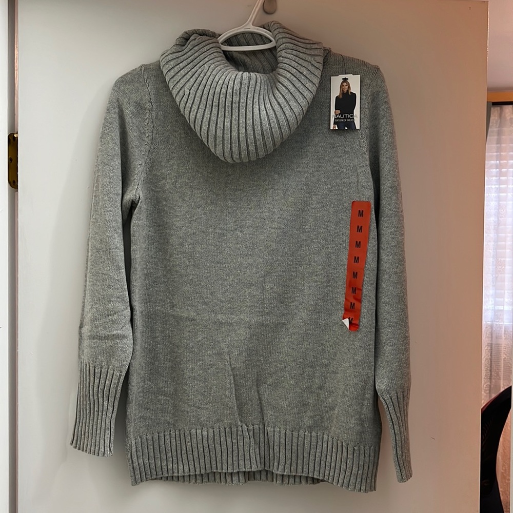 Clearance‼️ New with tag Gray Long Sleeve Turtleneck Size M